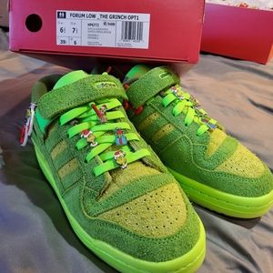 2022 The Grinch Adidas Forum Low New